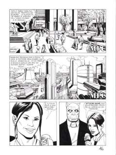 Bonazzi, Germano - 3 Original page - Nathan Never #243 - "Incursione notturna" - 2011 | Catawiki