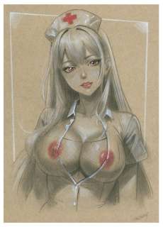 Wawrzaszek, Edward - 1 Original colour drawing - Les pin-up d’Edward - 2024 | Catawiki