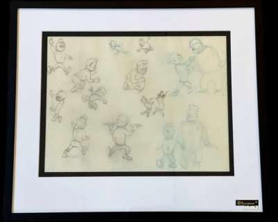 Carl Barks - 1 Dessin original encadré - Pip Squeeks - 1952 | Catawiki