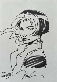 Lee, Jim - 1 Original drawing - Gen 13 - Roxy Head Sketch - 1997 | Catawiki