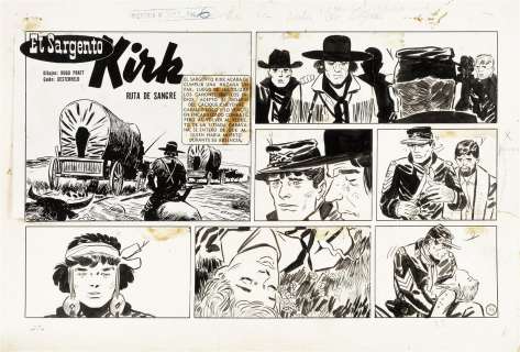 Pratt Hugo - "Il Sergente Kirk - Sentiero di | Urania Casa d’Aste