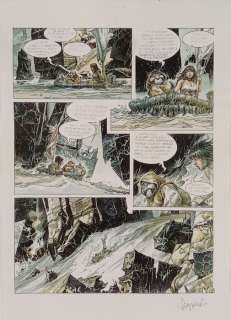 Serpieri, Paolo Eleuteri - 1 Bleu de coloriage original - Druuna - 2003 | Catawiki