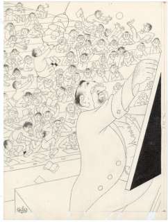 Dubout, Albert - 1 Original drawing - Le Temps des Secrets - 1965 | Catawiki
