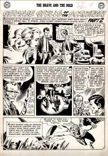 Joe Kubert | Brave And the Bold #36 P 7 (Hawkman & Hawkgirl Pre-Issue #1 Hawkman Art!) Large Art -1961 | Romitaman