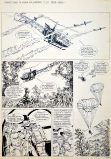 PAAPE Eddy  - Johnny Congo  - Planche 32 de l‘album la flèche des ténèbres  -[...]