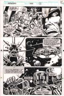 Steve Epting, Tom Palmer - Avengers #339 Page 5 Features the Celestials And the Collector