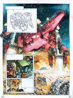 Giménez, Juan - 1 Original colour page - Segments, Volume 4, Page 1 - 2018 | Catawiki