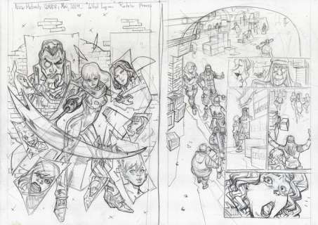 Domenech, Sergi Couverture et page 1 originales - New Mutants - Lethal Legion #2 - Hand Signed (back) - 2024 | Catawiki