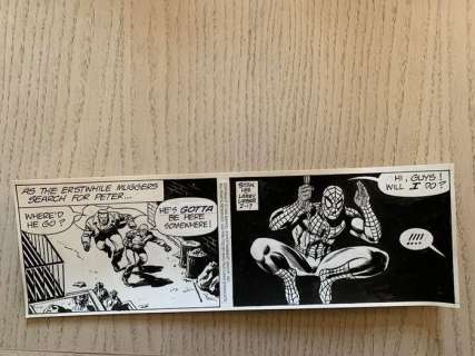 Larry Lieber - Original strip art - Spiderman - 1995 | Catawiki