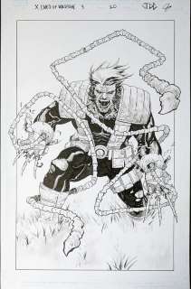 Joshua Cassara - X Lives of Wolverine #3 p.20 SPLASH 2022