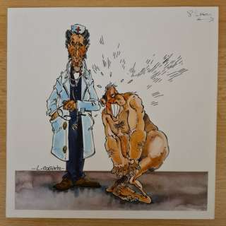 Collin, Luc (Batem) - 1 Original colour drawing - Visite médicale - 1982 | Catawiki