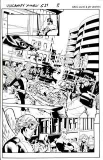 Land, Greg / Leisten, Jay - 1 Original page - Uncanny X Men 531-8 | Catawiki