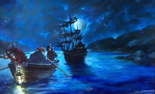 Scorda, Renato Ramon alias Red Tattoo - 1 Original drawing - Pirati | Catawiki