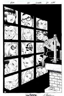 John Romita Jr. Scott Hanna - Amazing Spider-Man #920 Cover (Asm 121 Romita Sr Homage Cover! the Death of Captain Marvel!)