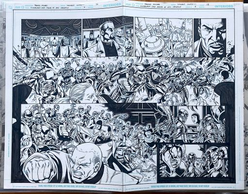 Travis Moore, Walden Wong | Superman Last Stand of New Krypton#2 pages 16-17 | Walden Wong