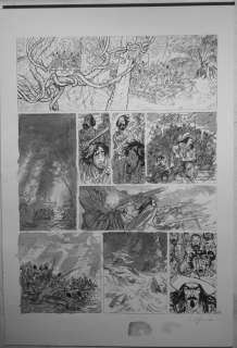 Guarnido, Juanjo - 1 Aquarelle originale sur impression - Les Indes Fourbes - Recherche tonale sur la planche 58 - 2019 | Catawiki