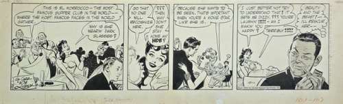 Bob Lubbers - 1 Bande originale - Long Sam Daily Comic Strip Original Art - "Good girl" | Catawiki