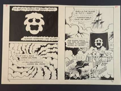 Magnus & Romanini - 2 Original page - La Compagnia della Forca - La Traversata Maledetta - 1978 | Catawiki