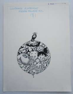 Stallaert, Dirk - 1 Original drawing - Mieleke Melleke Mol - Illustratie achterkaft | Catawiki