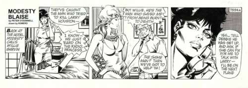 Badia Romero, Enric - 1 Original page - Modesty Blaise - strip #7594 (A) - 1990 | Catawiki