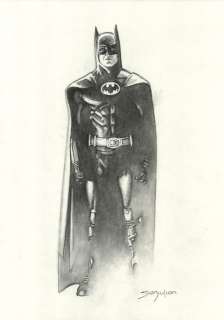Sanjulian - Batman – Original Charcoal Drawing – Hand Signed | Catawiki