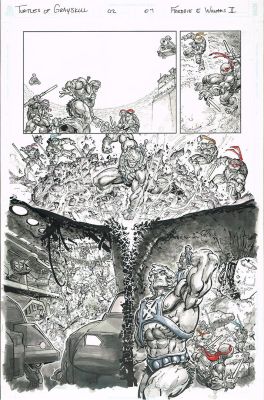 Freddie E. Williams II | Turtles of Grayskull (Issue 02 Page 07)11×17 | Freddie E. Williams II