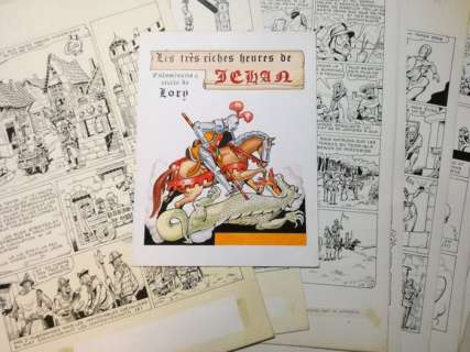 Al Peclers / Alexis Peclers (Lory) - 15 Original page - Jehan Niguedouille / Jan Onversaagd - Les très riches heures de Jehan | Catawiki