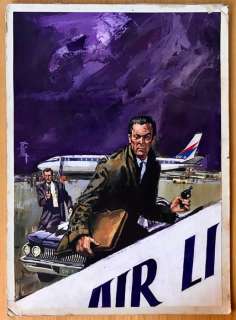 Noiquet - 1 Original colour drawing - Detectives | Catawiki