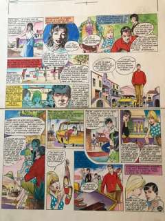 Juillard, Claude-Henri - 2 Original colour page - valerie - Valerie et la sauvageonne - 1961