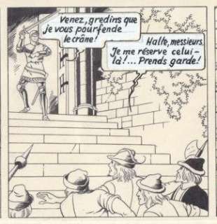 De Moor, Bob - 1 Page originale + album de luxe - De Leeuw van Vlaanderen / Le Lion de Flandre - (p.23) - 1949 | Catawiki