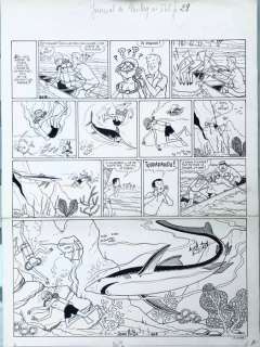 Ache, Jean - Original page - Nic et Mino - Les Ratapous à l’heure atomique - 1963 | Catawiki