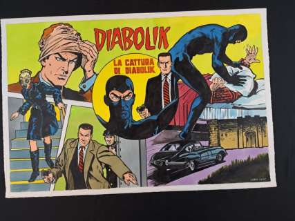 Camarda, Larry - 1 Original colour drawing - La Cattura di Diabolik - 2025 | Catawiki