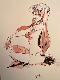 Barbucci, Alessandro - 1 Original colour drawing - Ekhö monde miroir | Catawiki