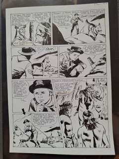 Marcello, Carlo Raffaele - 4 Original page - Rintintin - Le grand loup - 1982