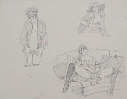 Follo, Leone - 1 Original drawing - Smoldering Silence - Illustrazione originale | Catawiki