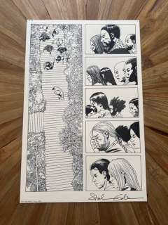 Stefano Gaudiano et Charlie Adlard - Original page - The Walking Dead - n. 168 - 2017 | Catawiki