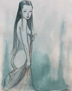 Jung - 1 Original page - Kwaïdan - Large Painting - 2001 | Catawiki