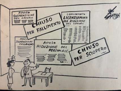 Guareschi, Giovanni - 1 Original drawing - Candido - Fiera di Milano | Catawiki