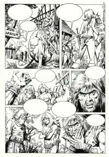 Romero, Enric Badia - 1 Original page - Axa - The island of Noah - 1990 | Catawiki