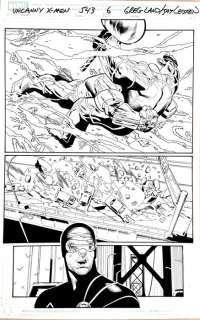 Land, Greg / Leisten, Jay - 1 Original page - Uncanny X Men 543-6 | Catawiki