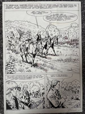 Leemans, Hector - 1 Original page - Bakelandt - De Rode Mantels - 2004 | Catawiki