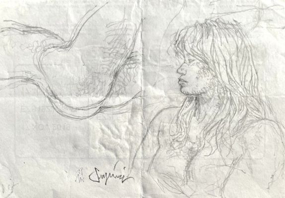 Serpieri, Eleuteri Paolo - 1 Original drawing - Druuna - Large drawings Druuna - 2019 | Catawiki