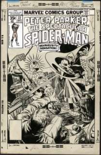 Pollard, Keith - SPECTACULAR SPIDER-MAN (1976-98) #22 Cover | ComicConnect