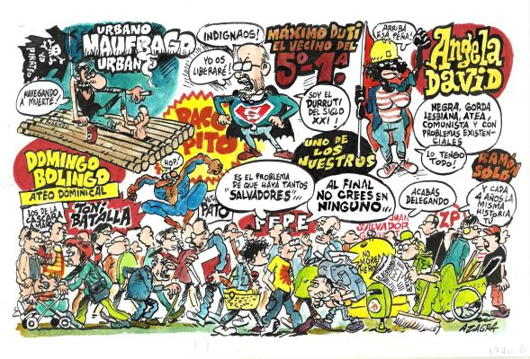 Carlos Azagra | Original page: Magazine El Jueves #1770 – Azagra y Revuelta | Origin Of Comics