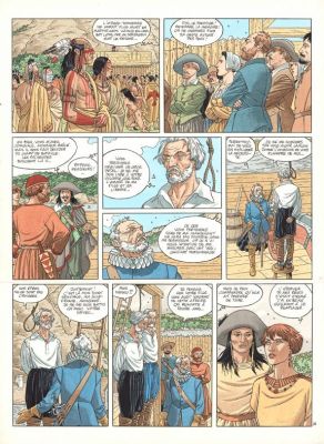 André Juillard | Planche originale n°21 - Ni Dieu ni Diable - Plume aux Vents | Daniel Maghen