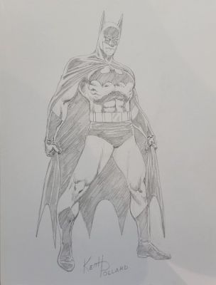 Keith Pollard - 1 Pencil drawing - Batman - Batman - 2017 | Catawiki