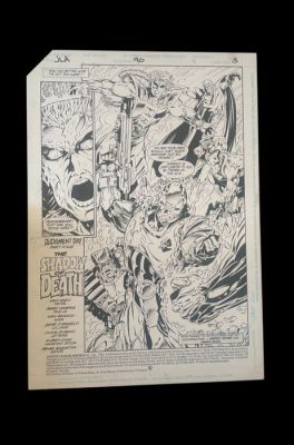 Marco Campos/Ken Branch - 1 Original page - Justice League America - The Shadow of Death #90,pg3 - 1994 | Catawiki