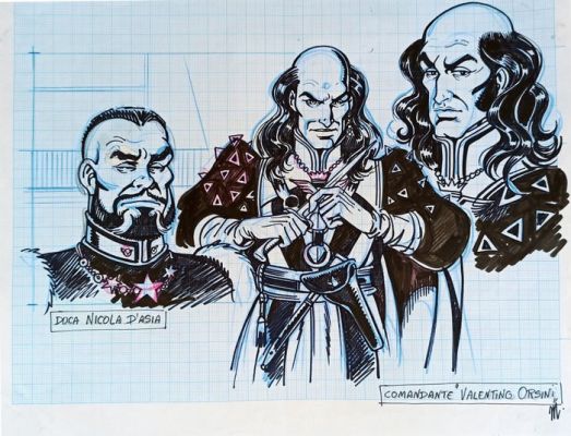 Magnus - 1 Original drawing - Milady nel 3000 - (1980’s) | Catawiki