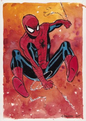 Caracuzzo Giancarlo - Original colour drawing - Spiderman - 2025 | Catawiki