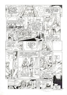 Ersel - 1 Original page - La Mémoire d’Abraham - Les Chemins de L’Exil - 2010 | Catawiki